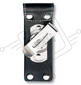 Чехол из нат.кожи Victorinox Leather Belt Pouch (4.0524.31) черный с застежкой на липучке/повор.креп.на ремень без упаковки