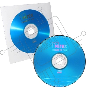 Диск CD-R Mirex 700 Mb, 48х, Standart, Бум. конверт (1), (1/600)