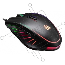 Мышь проводная A4Tech Bloody Q81 черный, 3200 dpi, USB, кнопки - 8