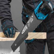 Ножовка Gross 24111 по дереву 40 3D кал.зуб тефл.покр.полотна 2-х комп.рук-ка