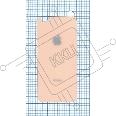 Защитное заднее стекло для iPhone 6/6S золотистый