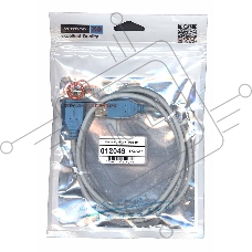 Дата кабель Vention USB 2.0 - USB 1m серый круглый