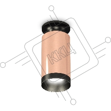 Светильник Ambrella Light XS6326100 PPG/PBK золото розовое полированное/черный полированный MR16 GU5.3 (N6902, C6326, N6131)