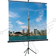Экраны LUMIEN Lumien Экран на треноге 180x180 см Eco View LEV-100102 1:1 с возможностью настенного крепления