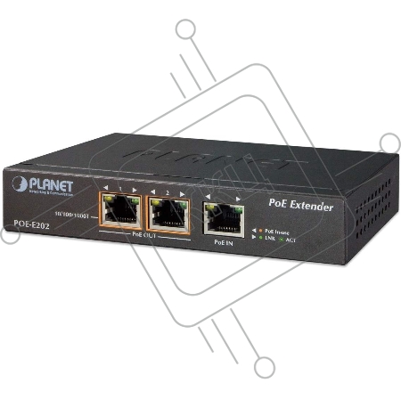 POE-E202 PoE расширитель 1-Port 802.3at PoE+ to 2-Port 802.3af/at Gigabit PoE Extender