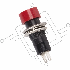Выключатель-кнопка  250V 1А (2с) ON-OFF  красная  REXANT