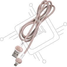 Кабель Redline Candy УТ000021991 Lightning (m) USB A(m) 1м розовый