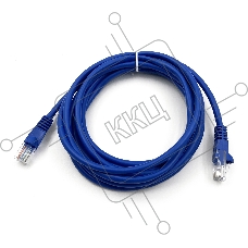 Патч-корд Buro UTP cat5E 3м синий RJ-45 (m)-RJ-45 (m)