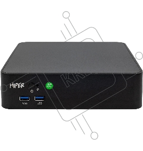 Неттоп Hiper AS8 PG G7400 (3.7) 8Gb SSD512Gb UHDG 710 noOS GbitEth WiFi BT 120W черный (IG740R8S5NSB)