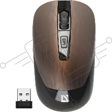 Мышь беспроводная Defender Wave MM-995 бронзовый, 1600 dpi, радиоканал, USB, кнопки - 4