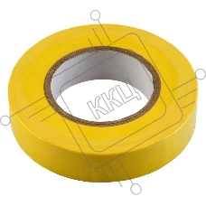 Изолента ПВХ General GIT-13-15-10-Y 0,13*15мм, 10 м, Желтая, 1/10/400