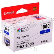 Картридж струйный CANON PFI-1000 B синий