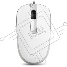 Мышь проводная Genius DX-120 белый, 1000 dpi, USB, кнопки - 3