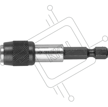 Адаптер ЗУБР ЭКСПЕРТ 26715-60  магнитный для бит фиксатор держатель для направления 60мм