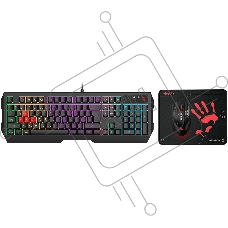 Комплект клавиатура + мышь A4Tech Bloody B1700 клав:черный мышь:черный USB LED (B1700 ( B140N +ES7 + BP-50M))