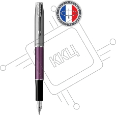 Ручка перьевая Parker Sonnet Essentials SB F545 (CW2169366) LaqViolet CT F сталь нержавеющая подар.кор.