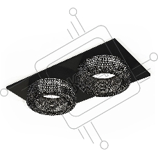 Комплект встраиваемого светильника Ambrella light XC7636021 SBK/BK черный песок/тонированный MR16 GU5.3 (C7636, N7192)