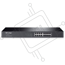 Коммутатор TP-Link SMB TL-SG1016 Коммутатор 16-port Gigabit Switch, 1U 19-inch rack-mountable steel case