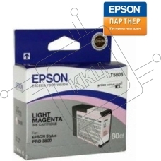 Струйный картридж Epson C13T580600 для Stylus Pro 3800 80 мл light magenta