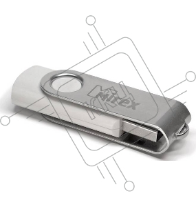 Флеш Диск 8GB Mirex Swivel, USB 2.0, Белый