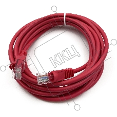 Патч-корд Buro UTP cat5E 3м красный RJ-45 (m)-RJ-45 (m)