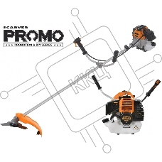 Мотокоса CARVER PROMO PBC-52 2л.с. 7600об/мин нож 255х25.4х1.3мм леска 2.4мм