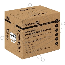 Источник бесперебойного питания (инвертор, синус, для котла) ExeGate SineTower SZ-3000.LCD.AVR.3SH.1C13.RJ.USB <3000VA/2400W, чистая синусоида, LCD дисплей, AVR, 3*Schuko+1*C13, RJ45/11, USB, линейно-интерактивный, внешняя батарея 48В до 200Ач, Black>