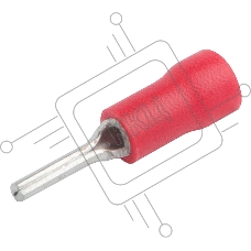 Наконечник НШКИ (штыревой круглый) GNPI-1,25-22-50 Красный, 50 штук