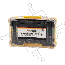 Набор бит KRANZ с магнитным держателем 25-50 мм, 49 шт. (50 шт./уп.)
