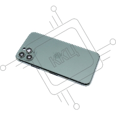 Задняя крышка (корпус) в сборе с рамкой для Apple iPhone 11 Pro зеленая
