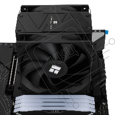 Кулер для процессора Thermalright Burst Assasin 120 EVO Dark (4-pin PWM, 156mm, Ni/CU, 6x6mm, 2x120mm, 66.17CFM, 25.6dBA, 1550RPM, S: 1700, 1200, 115X, AM5, AM4)
