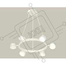 Светильник Ambrella light XB9191203/6 SWH/FR/CL белый песок/белый матовый/прозрачный GX53 (C9191, N8399)