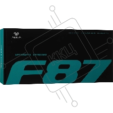 Беспроводная механическая клавиатура AULA F87 Серый градиент 3in1 Gradient Серый, символы на бок. грани, зеленые Reaper свитчи, РУС (Bluetooth, 2.4 Гц)