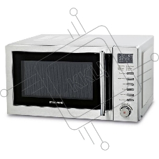 Микроволновая печь Starwind SMW5220 серебристый, 20 л, 700 Вт, переключатели - кнопки, поворотный механизм