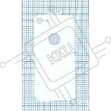 Защитное заднее стекло для iPhone 7/8  белый