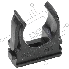 Держатель с защёлкой CF20 IEK черный CTA10D-CF20-K02-100