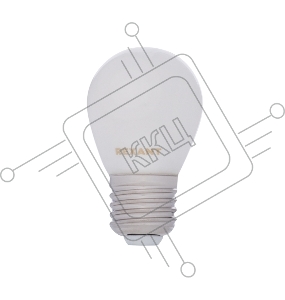 Лампа филаментная REXANT Шарик GL45 9.5 Вт 915 Лм 2700K E27 матовая колба