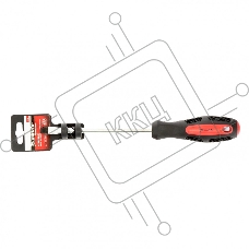 Отвертка Anti-Slip, SL8,0 х 150 мм, CrV, двухкомп. рукоятка Matrix