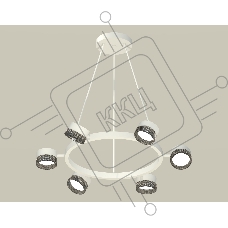 Светильник Ambrella light XB9191250/6 SWH/BK белый песок/тонированный GX53 (C9191, N8484)