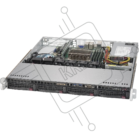 Платформа SuperMicro SYS-5019S-MR RAID 2x400W (SYS-5019S-MR)