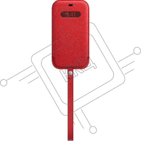 Чехол (футляр) Apple для Apple iPhone 12 Pro Max Leather Sleeve with MagSafe красный (MHYJ3ZE/A)