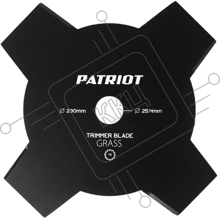 Сменный нож для садовых триммеров Patriot TBS-4 L=230мм (809115205)