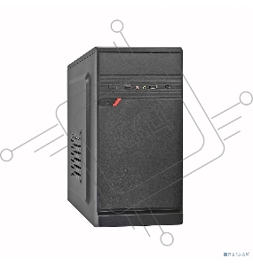 Корпус Minitower ExeGate BAA-106 Black, mATX, <без БП>, 2*USB, Audio