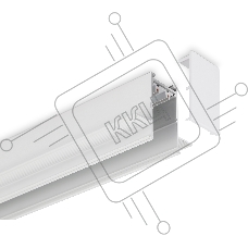 Шинопровод встраиваемый Ambrella light GL1011 WH белый IP20 220V 3000*62.5*56
