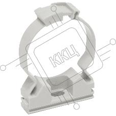 Держатель хомутный для труб CFC25 d25 сер. ИЭК CTA10MP-CFC25-K41-100