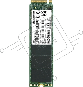 Накопитель Transcend SSD SSD110Q, 1000GB, M.2(22x80mm), NVMe, PCIe 3.0 x4, QLC, R/W 2000/1500MB/s, IOPs 170 000/250 000, TBW 300, DWPD 0.27 (3 года)