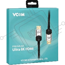 Кабель VCOM CG865-1.5M HDMI 19M/M,ver. 2.1, 8K@60 Hz 1 м VCOM CG865-1.5M