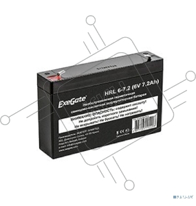 Батарея ExeGate HRL 6-7.2 (6V 7.2Ah), клеммы F1