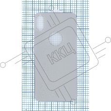 Защитное заднее стекло для iPhone XS белый