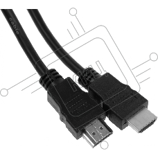 Кабель соединительный аудио-видео Premier 5-813 HDMI (m)/HDMI (m) 0.5м. феррит.кольца черный (5-813 0.5)